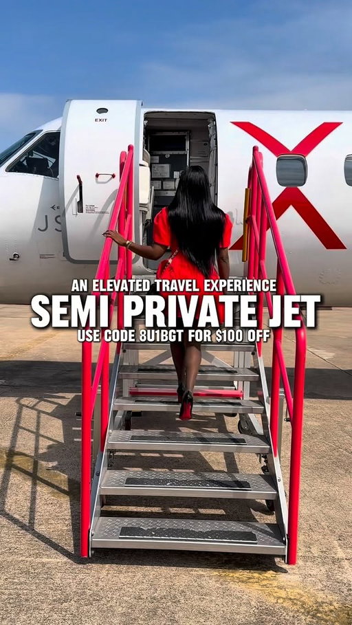 Semi Private Flight Experience ✈️🥂

If you’re looking for an elevated travel experience, check out JSX. You can arrive just 20 minutes before your flight to a private terminal and skip the usual airport routine. You also get two free checked bags, plus complimentary WiFi, snacks, and drinks during your flight. They fly out of Dallas to multiple destinations across the US and Cabo. Definitely worth checking out for your next trip.

Here’s What They Offer:
🛩️ Semi Private Flights to Multiple Destinations 
💺 Business Class Legroom w/ No Middle Seats
🧳 Two Free Checked Bags
🥂 Complimentary Snacks & Drinks
🏢 Private Terminal Check-In 

Add this to your list of elevated travel experiences to try. Click the link in my bio for $100 off your next flight with code: 8U1BGT. Would you try it?

Comment “JSX” and I’ll send you the sign up link to get $100 off. 

📍 @FlyJSX 
Dallas Love Field | Multiple Locations

#FlyJSX #DallasLoveField #ThingsToDoInDallas #DallasInfluencer #DallasCreator