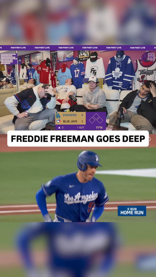 Freddie Freeman goes DEEEEEP and the Dodgers are up big against the defending AL Champs. 

#bluejays #dodgers #mlb #baseball #toronto