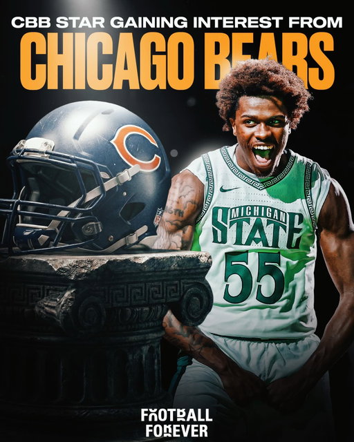 NFL teams including the Chicago Bears have shown interest in Michigan State forward Coen Carr. 

The 6-6 rising senior has reportedly recorded a 51.5-inch max vertical and has the attention of NFL teams. 

 “At the end of the day, it’s another opportunity,” Carr said about the NFL interest he’s gotten.

“That’s how I look at it. At the end of the day, it’s another opportunity to make millions and millions of dollars. You never know where that could take you.”

Carr, 21, averaged 12.0 PPG, 5.4 RPG, and 1.2 APG this past season. 

(via IamNext Podcast)