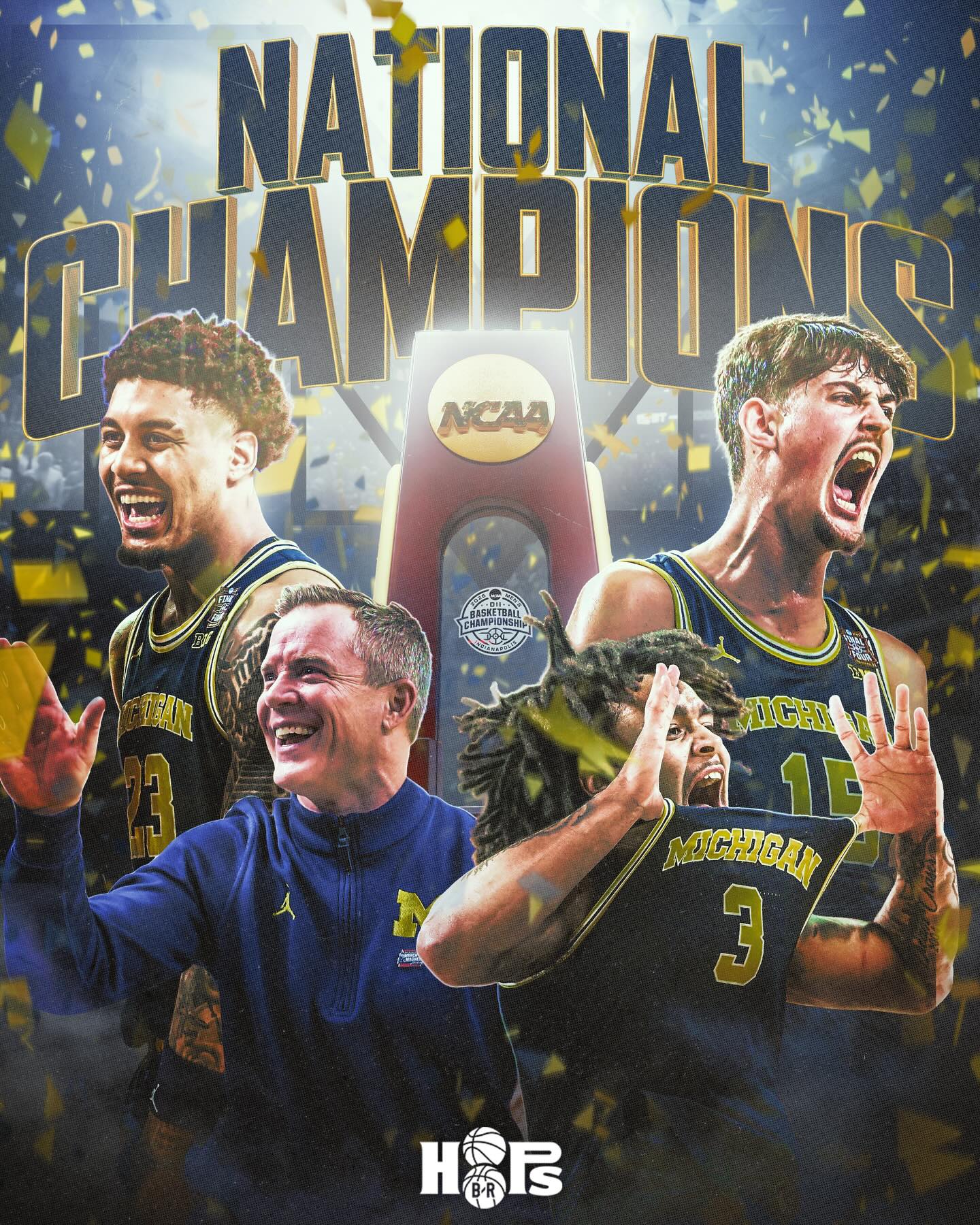 MICHIGAN BEATS UCONN TO WIN THE NATIONAL CHAMPIONSHIP 🏆🔥

FIRST TITLE FOR THE WOLVERINES SINCE 1989 〽️