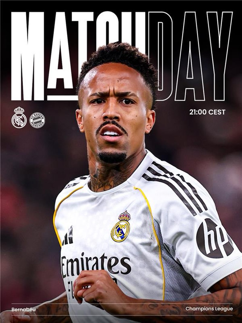 TONIGHT. THE BERNABÉU. THE #UCL.
ESTA NOCHE. EL @BERNABEU. CHAMPIONS LEAGUE.