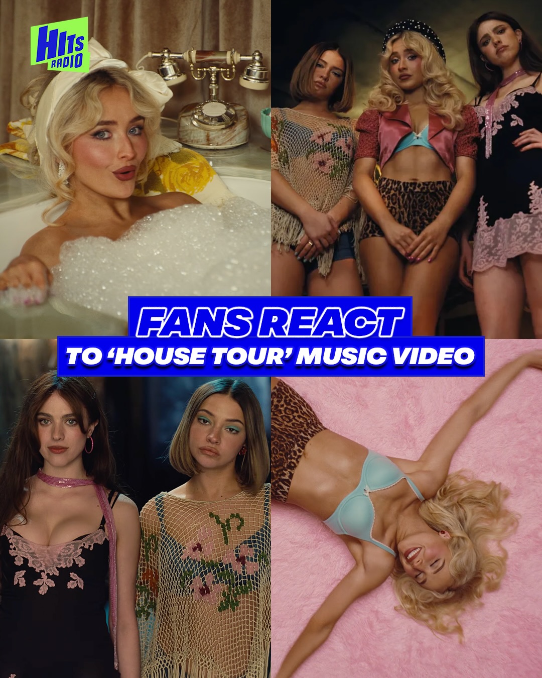 Pretty Girl Avenue’s most iconic trio 💘

Have you watched the music video for ‘House Tour’ yet!? 👇🏠

#sabrinacarpenter #housetour #mansbestfriend