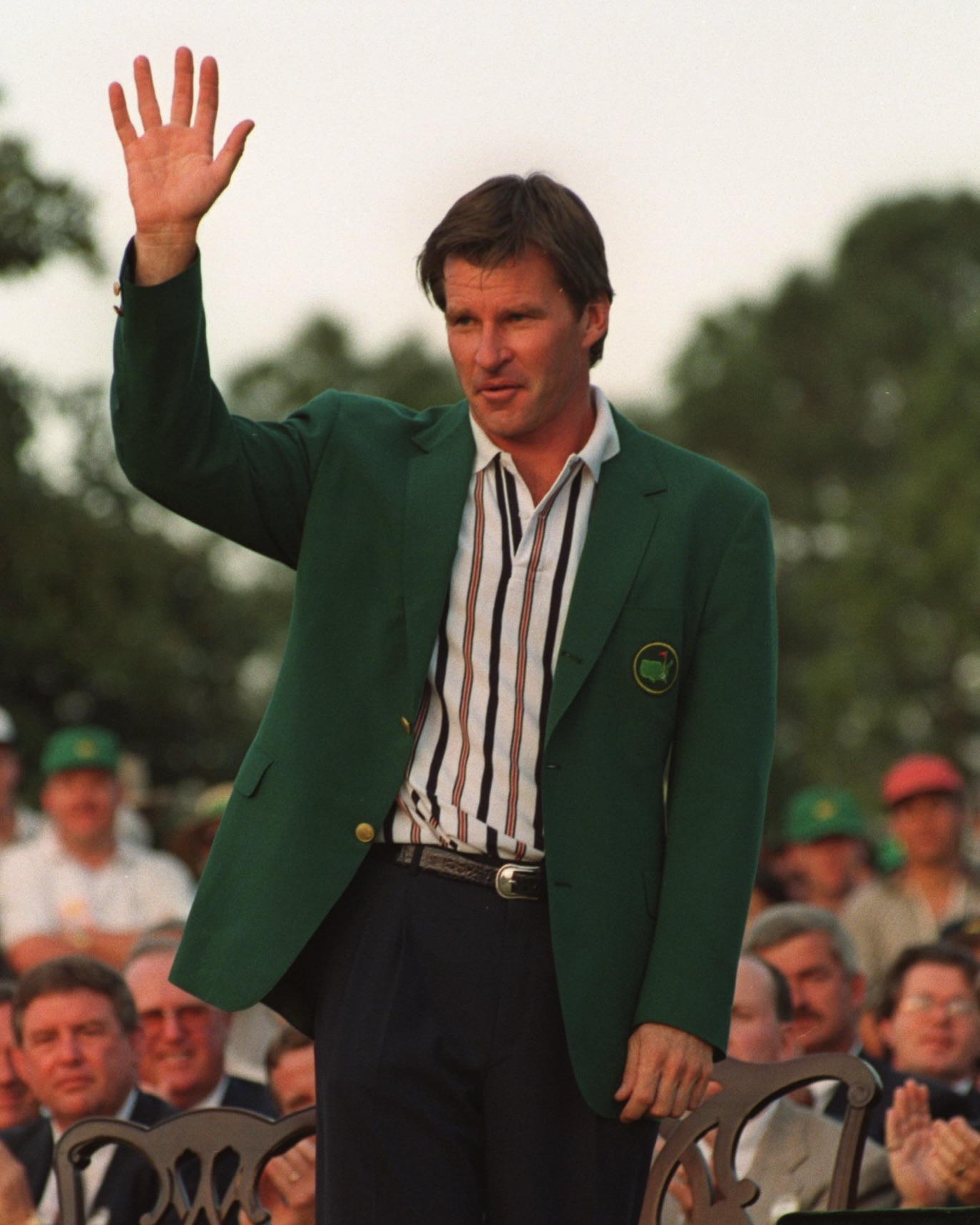 Throwback to Sir Nick Faldo’s third Masters victory in 1996 ⏪

The only European to ever win three green jackets 🇪🇺