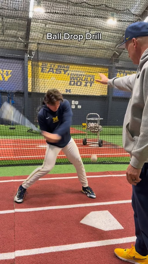 You want to work on bat path and bat speed?  Try the “Ball Drop Drill”.

#drills #baseball #michigan #practice #recruitment