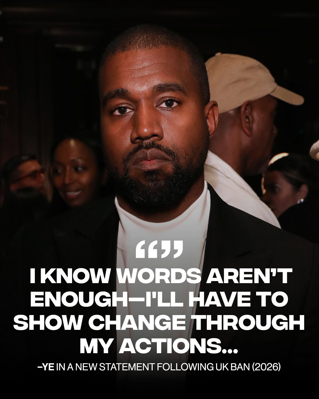 Ye has published a statement after news of his blocking from entering the UK broke, saying he’d be “grateful” for the opportunity to meet with members of the Jewish community in the UK. 

“I know words aren’t enough — I’ll have to show change through my actions. If you’re open, I’m open.”

President of the Board of Deputies British Jews, Phil Rosenberg, also released a statement, writing that if Ye were to drop out of the festival, they’d be open to meeting with hin. “As such, we are willing to meet Kanye West as part of his journey of healing, but only after he agrees not to play the Wireless Festival this year.”

Wireless Festival was cancelled in its entirety earlier this morning. 

LINK IN @complexmusic BIO for details 🔗

(📸: Getty Images)