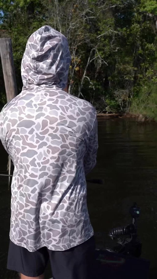 Boat days hit different in @burlebo x @heydude camo 🌊 #heydudeparter