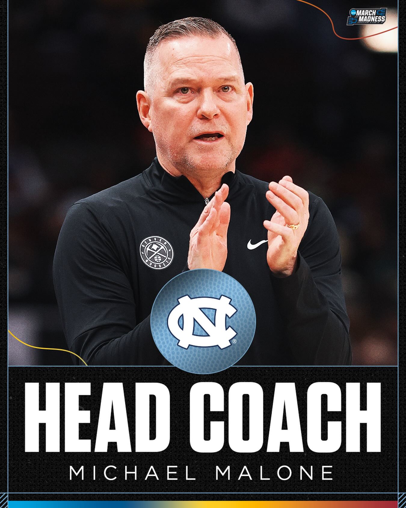 MICHAEL MALONE PUTS PEN TO PAPER ✍️

North Carolina has officially signed the former NBA champion as the new head coach 🤩