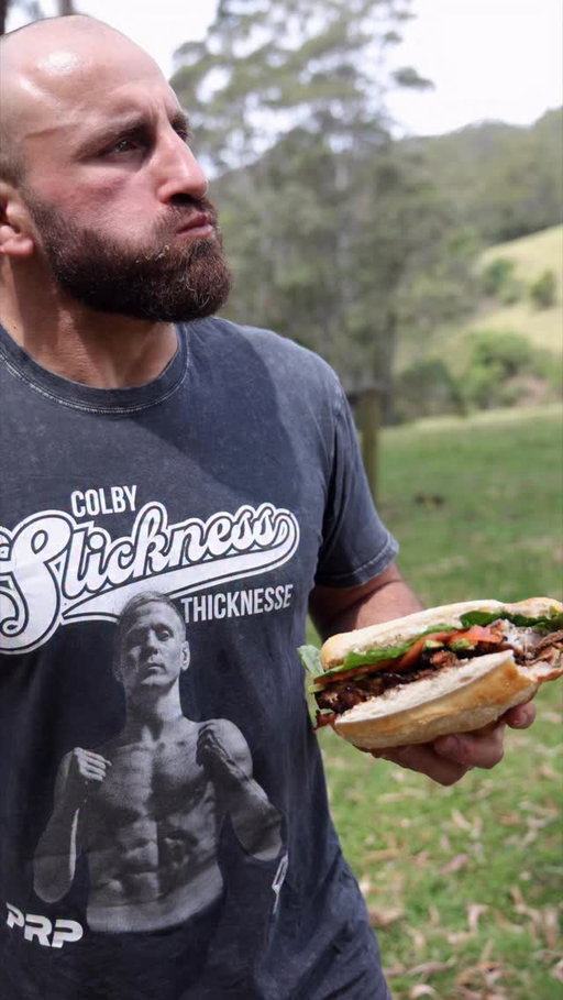 Chicken sandwich, off grid