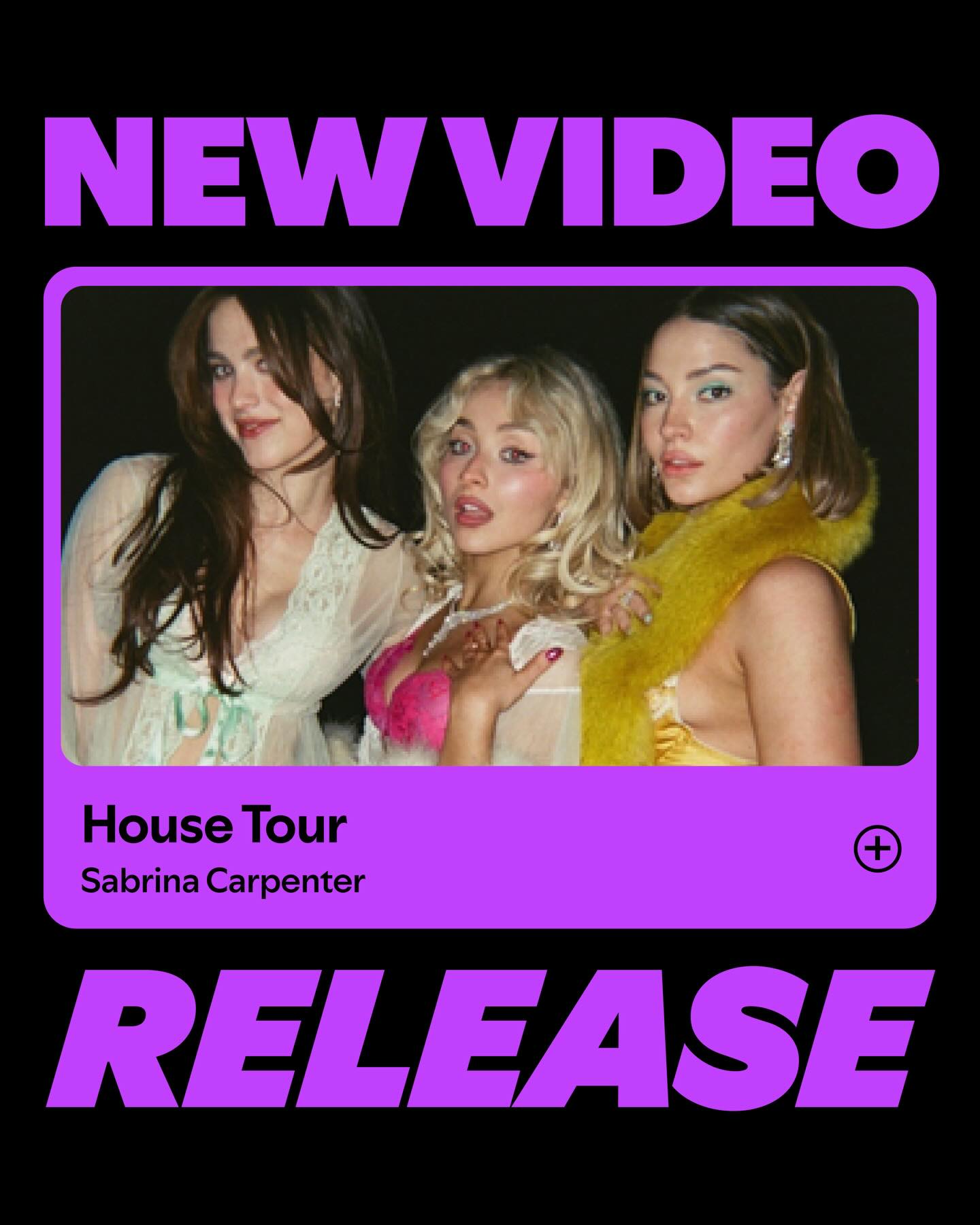 Next stop: Pretty Girl Avenue ✨ Step inside @sabrinacarpenter’s “House Tour” and watch the music video now on Spotify, included in Premium.