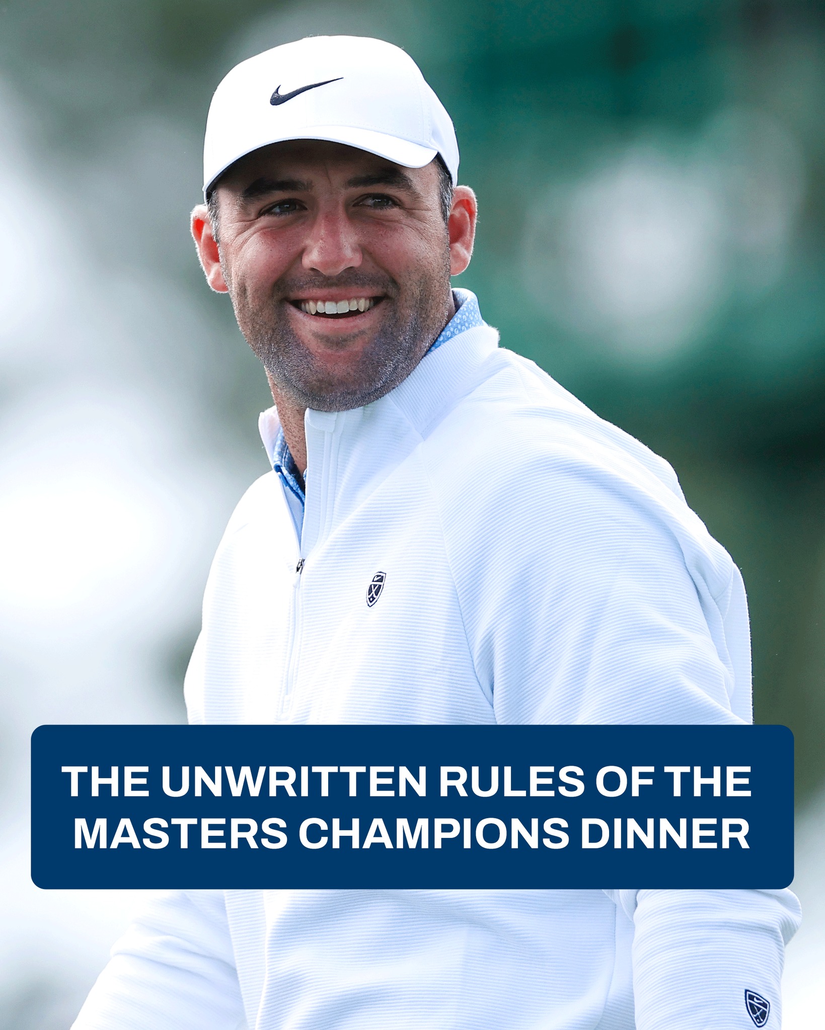 There's tradition surrounding everything at the Masters Champions Dinner ...

Even where everyone sits.