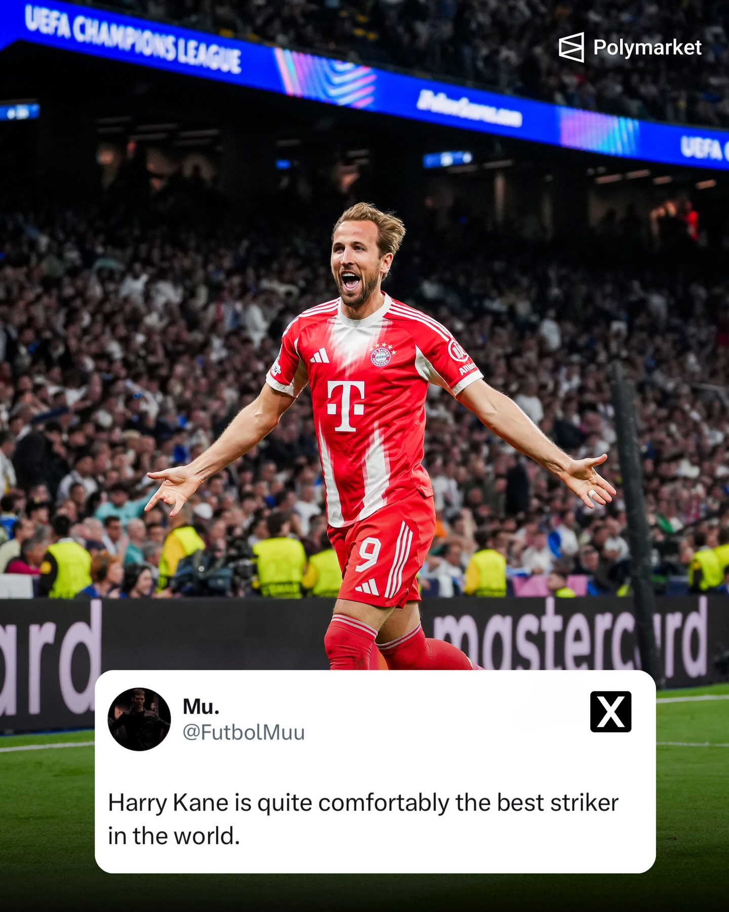 Kompany boys are cooking Real Madrid at the Bernabeu. Beautiful football from them so far. Harry Kane absolutely clinical once again… 🔥🇩🇪