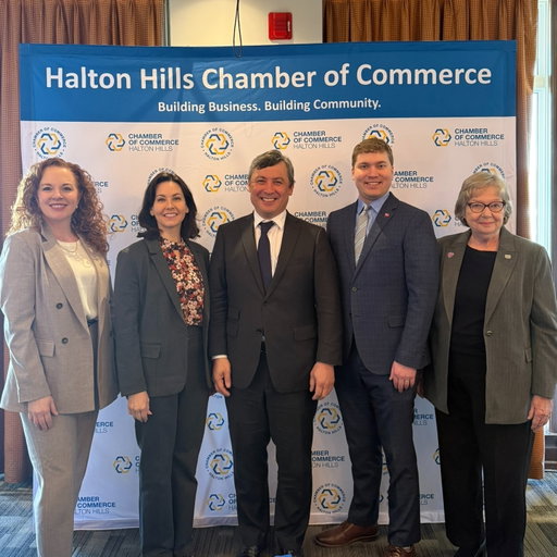 A great morning at our Power Breakfast, a thoughtful conversation with local leaders and our business community.

We appreciated the open questions and meaningful discussion with Mayor Ann Lawlor, MPP Joseph Racinsky, MP Kristina Tesser Derksen, and MP Michael Chong as we explored local matters and the impacts facing Halton Hills businesses.

Thank you to our event sponsors for their continued support, and to the members of our community who joined us and helped make the conversation so engaging. .

#PowerBreakfast #HaltonHillsBusiness #BusinessCommunity #LocalLeadership #ChamberEvents