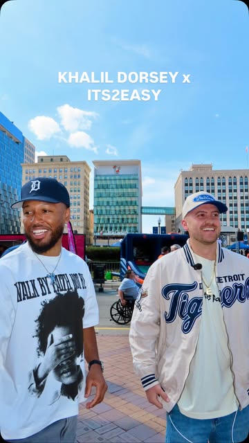 Khalil Dorsey x ITS2EASY go to @tigers opening day 👀🔥
.
.
.
.
.
#detroit #detroitlions #its2easy #mlb