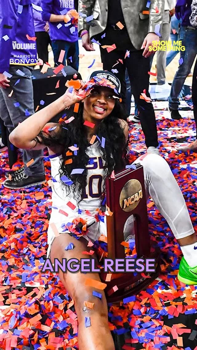 Holly Rowe slept on the floor of an airport to make sure she got an interview to tell the story of a budding star. That star was Angel Reese 🔮🔥#MarriottBonvoyPartner