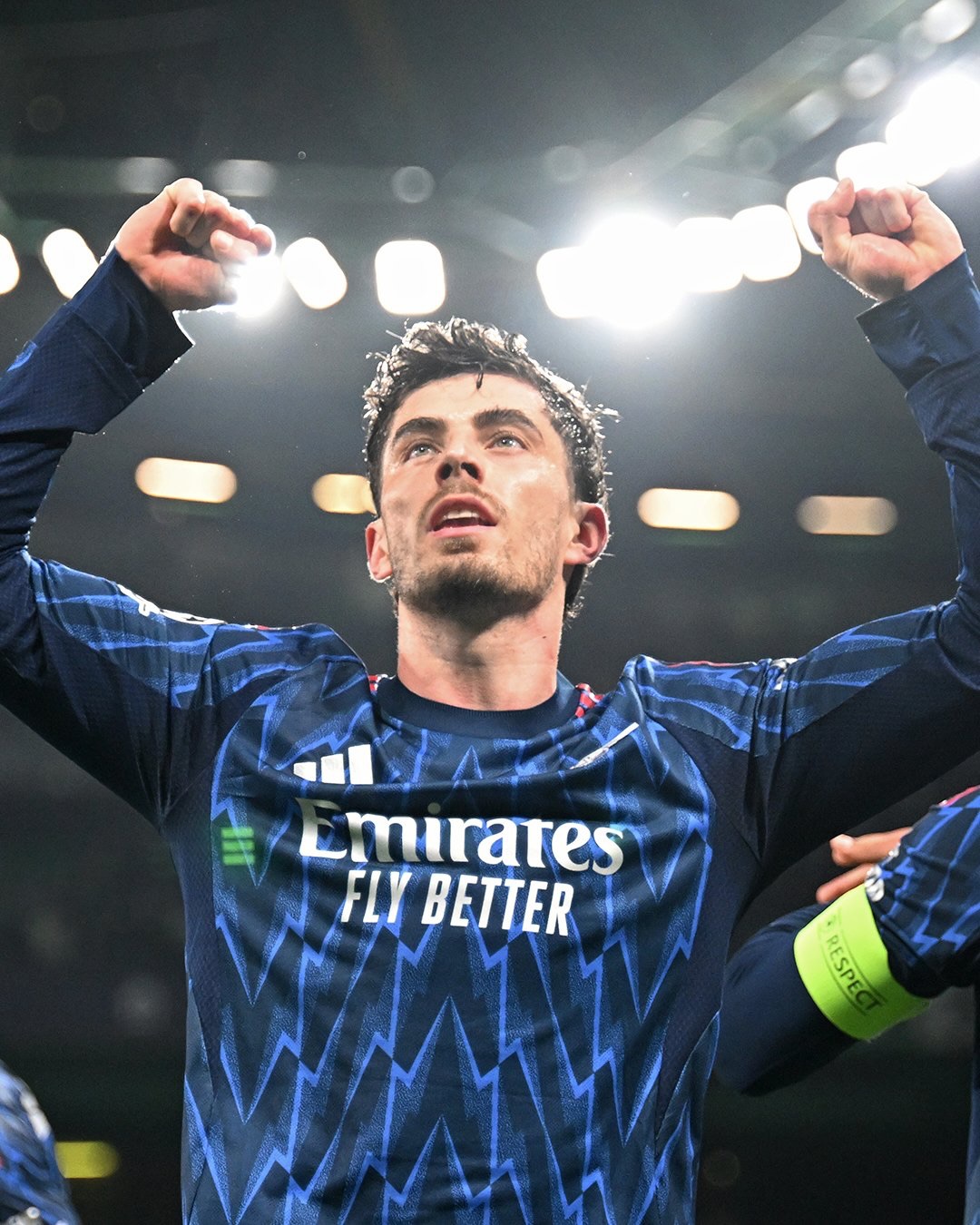 A stoppage time winner from Kai Havertz! ⏰

@arsenal beat Sporting CP 1-0 in the first leg of their Champions League quarter-final 👏