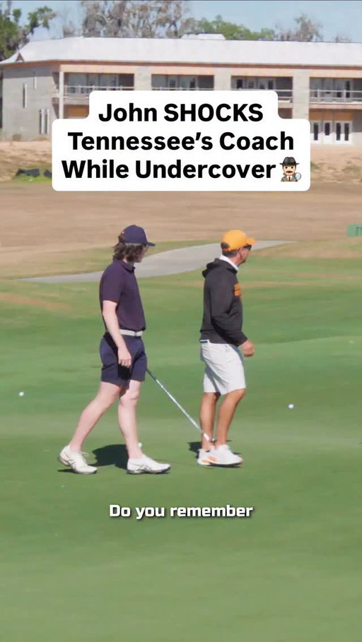 Raven McNeil blended right in 😂
•
•
•
#golf #collegegolf #golfcamp #undercover #golfer