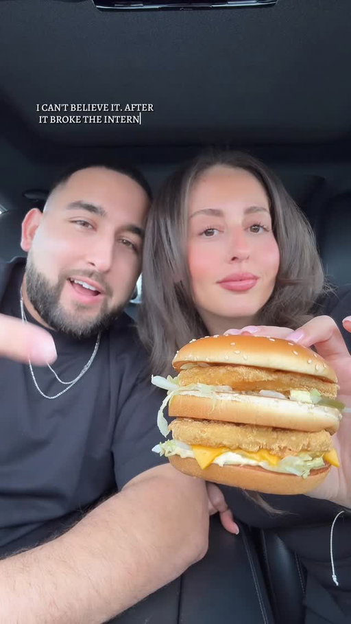 AD same last name...different energy. The Chicken Big Mac is at @mcdonaldscanada for a limited time only. 🍔 #ChickenBigMac #LimitedTime