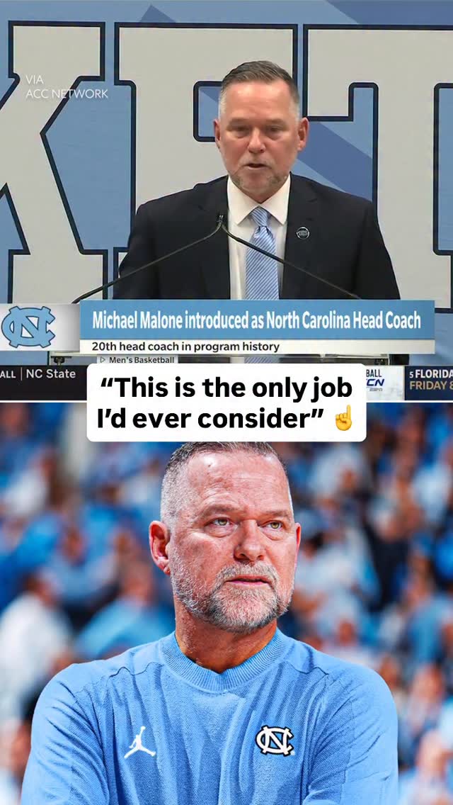 New North Carolina head coach Michael Malone is introduced in Chapel Hill 🦶

(via @accnetwork)