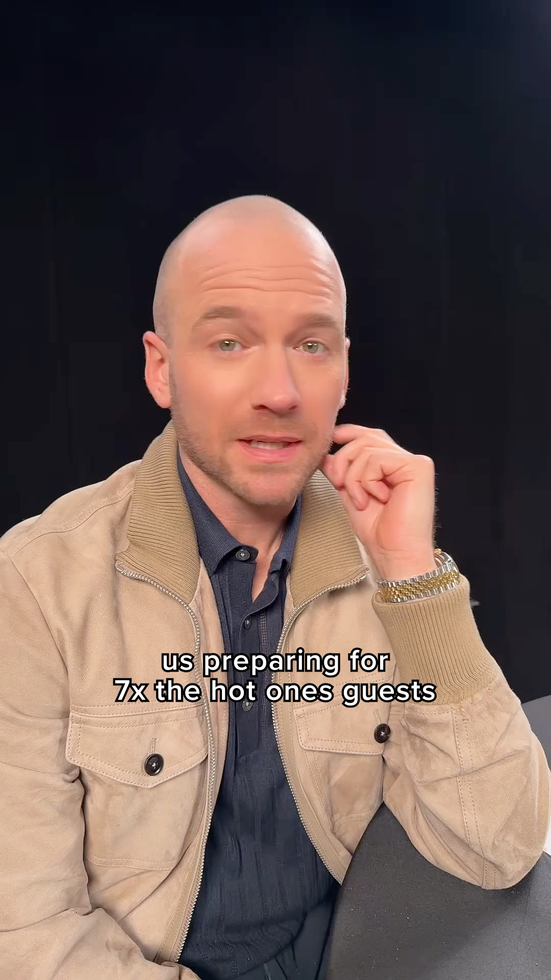 the most number of guests at one hot ones table in history 🫨 💜 #hotones