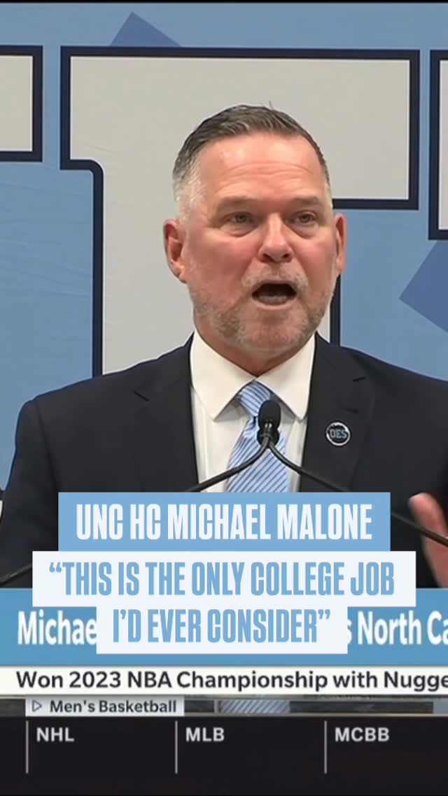 Carolina wasn’t the best option… it was the only option 🐏

The Michael Malone era is underway in Chapel Hill 👏
