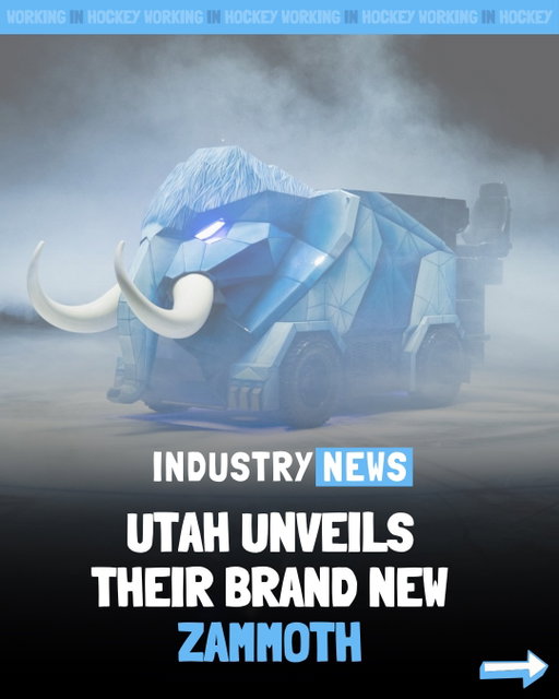 The Utah Mammoth unveiled their one-of-a-kind Zammoth today 🦣

Not only does it fit 8 passengers and feature it’s own sound + lighting system, but it’s built from the same Zamboni used at the 2002 Salt Lake Winter Olympics! Super cool to see teams continue to innovate and entertain in new ways 👊

📹: @utahmammoth