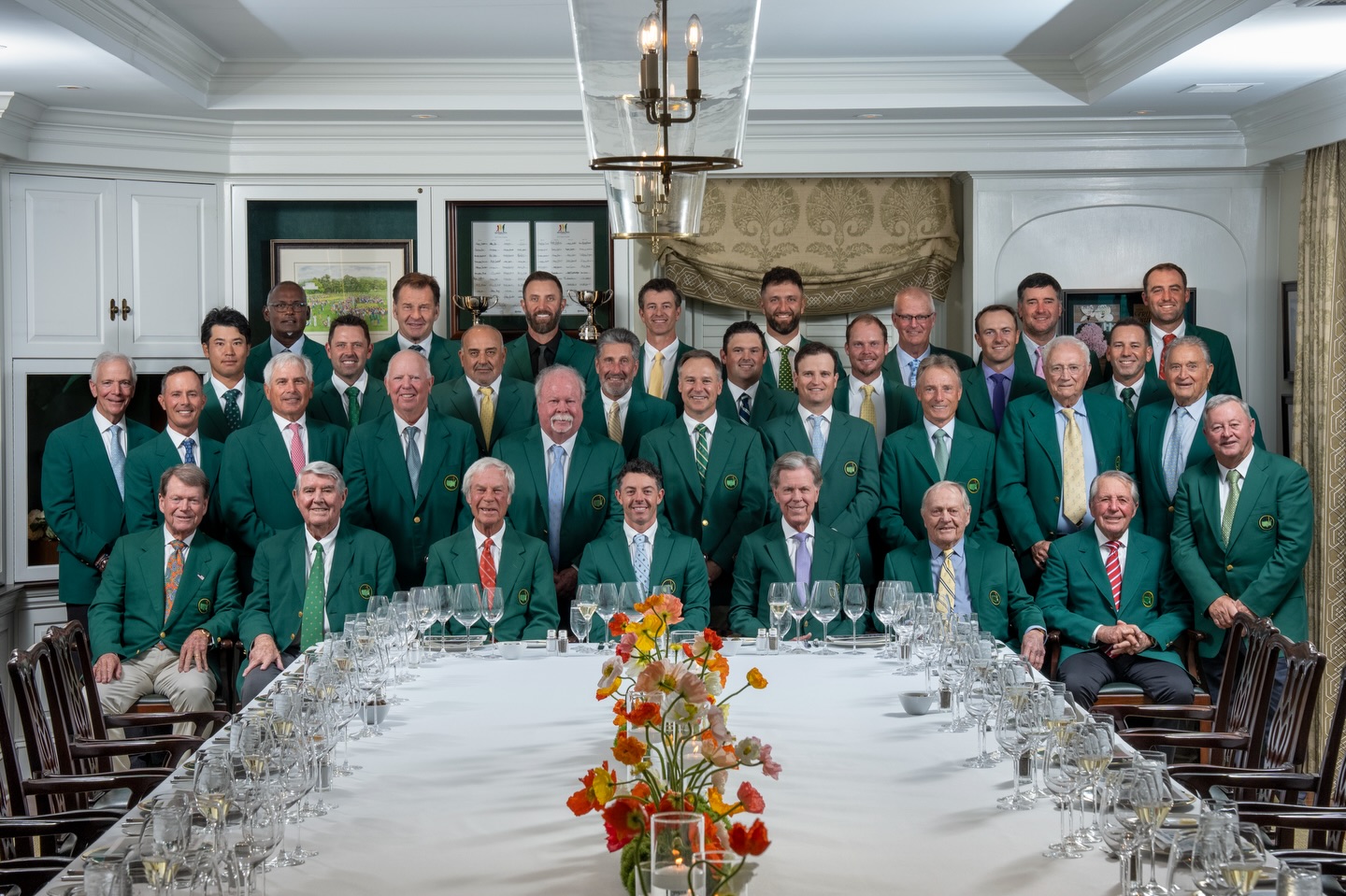 The 2026 Champions Dinner portrait. #themasters