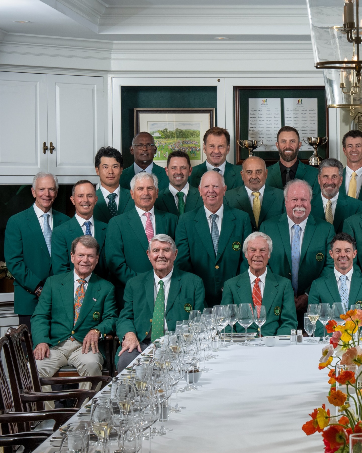 The 2026 Champions Dinner photo.

via @themasters