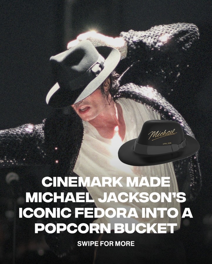 I need one 😭😭

Inspired by the new Michael Jackson biopic ‘Michael’ @cinemark is releasing exclusive promotional popcorn buckets and cups before the premiere on April 24th. 

📸: Getty / @cinemark