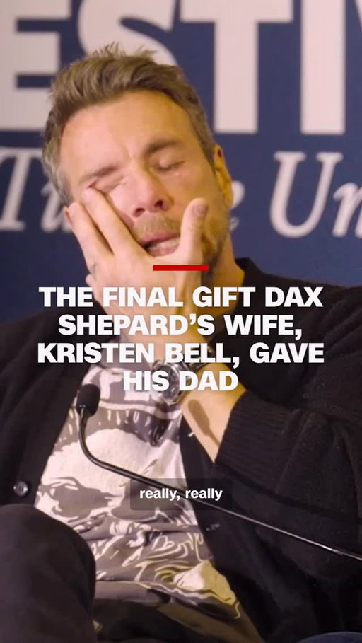 Dax Shepard shares how his wife, Kristen Bell, surprised him during the final days he spent with his father, Dave Robert Shepard, before his death in late 2012. Dax and Anderson Cooper spoke live at the New Orleans Book Festival in March. Watch the full episode of All There Is at cnn.com/allthereis or wherever you get your podcasts.
