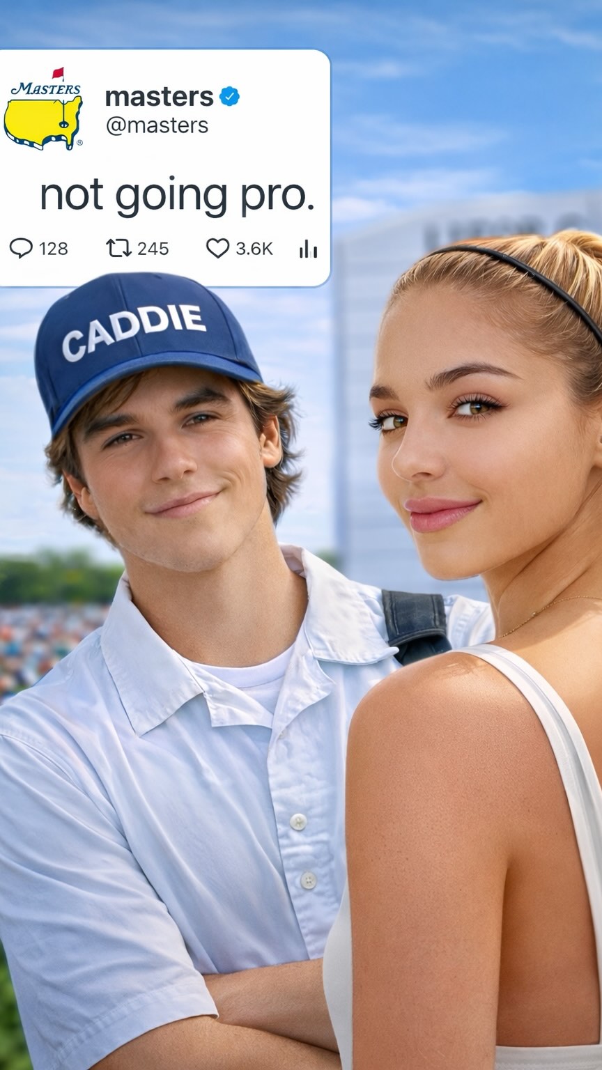 Would you have said yes… or stayed in the tournament? 👀

I walked into a pro golf tournament as the only girl in the field… and instead of just playing, I did something I’ve never seen anyone do before.
I went up to one of my competitors and asked him to withdraw from the tournament and caddie for me.
No plan. No guarantee. Just a feeling that if I asked with confidence… he might actually say yes.
My tee time was in 40 minutes.
He looked at me for a second… and then said yes.
Moments like this are why I love competing. It’s not just about the scorecard—it’s about taking risks, trusting your instincts, and being confident enough to do something completely unexpected.
Being the youngest player and the only girl out there isn’t easy… but I wouldn’t want it any other way.

#golf #progolf #golflife #golfgirl #sports competition athlete underdog confidence risk storytime golfcommunity golfcontent fyp