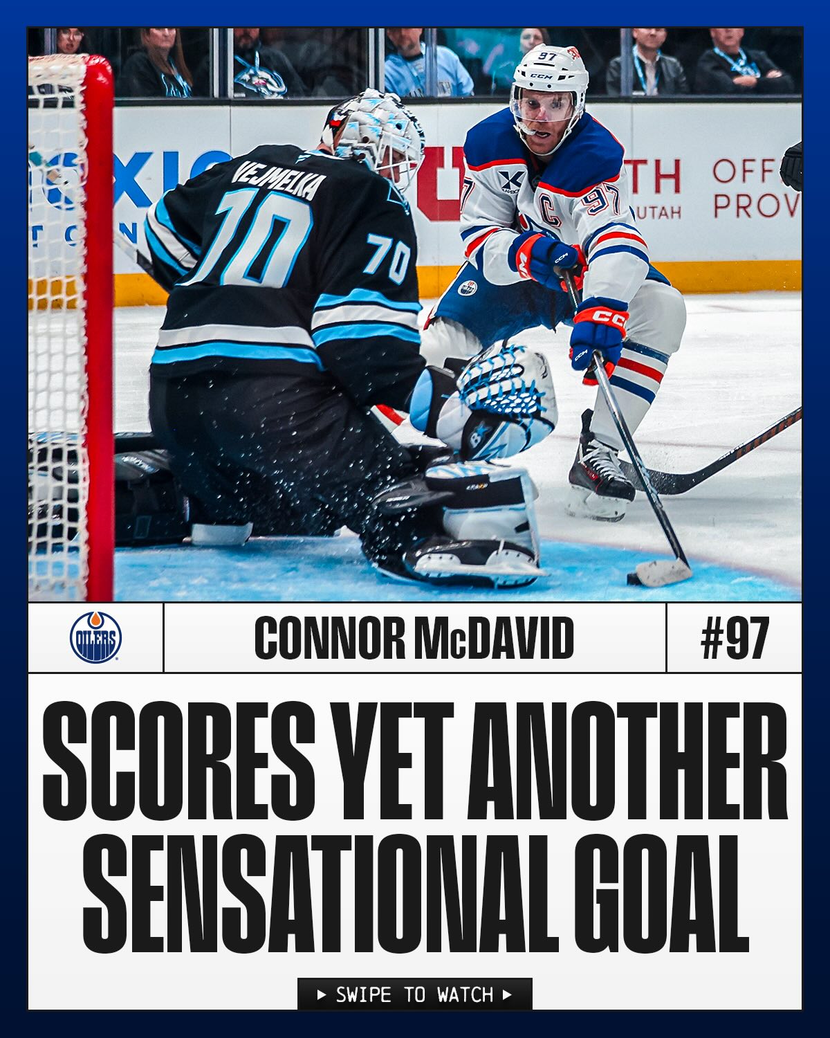 CONNOR MCDAVID WITH ANOTHER MARVELOUS GOAL 😱

📺: @espn