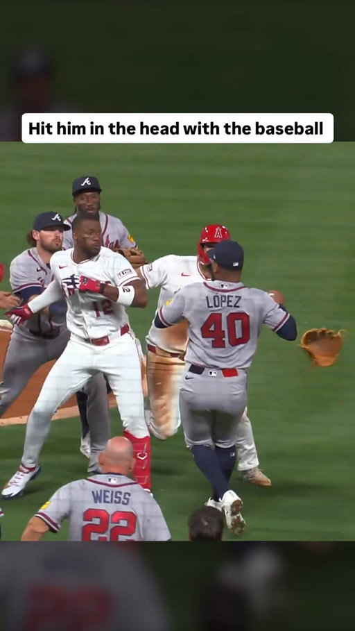Here’s an angle of the brawl where you can see Reynaldo Lopez land a blow on Jorge Soler with the baseball in his hand