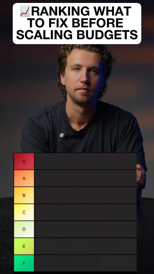 Let's tier the metrics that actually matter for eComm.

S tier (track daily):

* Contribution margin
* New vs returning customer split

A tier (foundational):

* Tracking accuracy
* Break-even CAC
* Cash flow tolerance

B tier (helpful):

* Offer conversion rate
* Landing page clarity

D tier (vanity metrics):

* Creative hit rate
* Stock depth

Why contribution margin is S tier:
ROAS doesn't tell you if you're profitable. Contribution margin does.

Example:
Product A: $100 sale, $30 COGS, $40 CAC → $30 contribution margin
Product B: $80 sale, $10 COGS, $40 CAC → $30 contribution margin

Product B has higher margin (88% vs 70%) and can scale further before hitting break-even.

Why new vs returning split is S tier:
Spending $100K/month on acquisition but 60% of revenue is returning customers = inefficient. Track daily:

* New customer revenue
* Returning customer revenue
* New customer CAC

If new CAC > break-even, you're burning cash.

Why creative hit rate is D tier:
Hit rate is vanity. Average winner spend matters. Example:

* 2% hit rate with 2 winners spending $500K = $1M total
* 10% hit rate with 10 winners spending $5K = $50K total

I'll take fewer high-spend winners every time.

Why cash flow is A tier:
Profitable on paper ≠ sustainable.
If you pay suppliers faster than you get paid, scaling breaks cash flow. Cash conversion cycle kills more brands than poor ROAS.

The fix:
Focus on S and A tier metrics. Ignore vanity D tier metrics. Report contribution margin and new customer acquisition, not ROAS or hit rate.