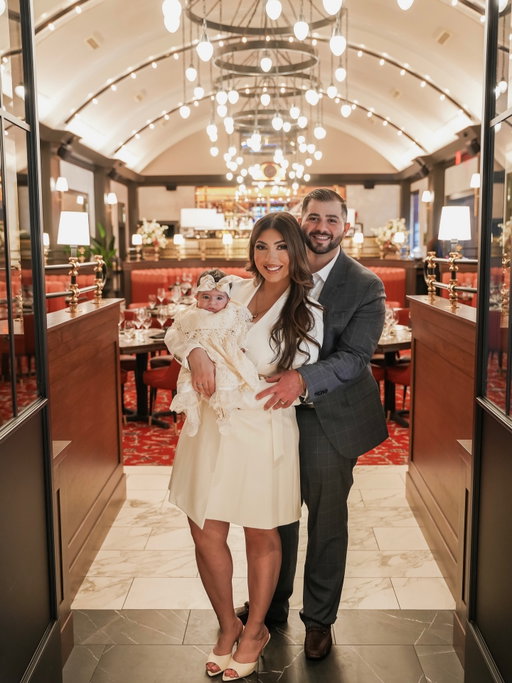 Evelyn’s Baptism Day 🕊️ a beautiful day filled with love, faith, + God’s grace! 💕 So blessed! Also, how special that she wore the same gown I was baptized in 32 years ago 🥲

⛪️ : @holymartyrs_chaldeanchurch 
📸 : @anthonysamona_quikpix 
🌺 : @luxeeventsdetroit 
🎂 : @anticascakecouture 
🥘 : @bigrockitalianchophouse 
🕯️ : @sundayfoxcandles 
💄: @mualinda_ 

#Baptism #baptismphotography #GodBless #Chaldean