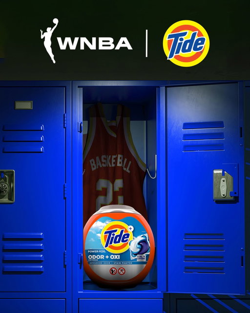 Tide is proud to be an official partner of the @WNBA 🏀
 
we take out odors in one wash, so players stay fresh all season ✨🙌
