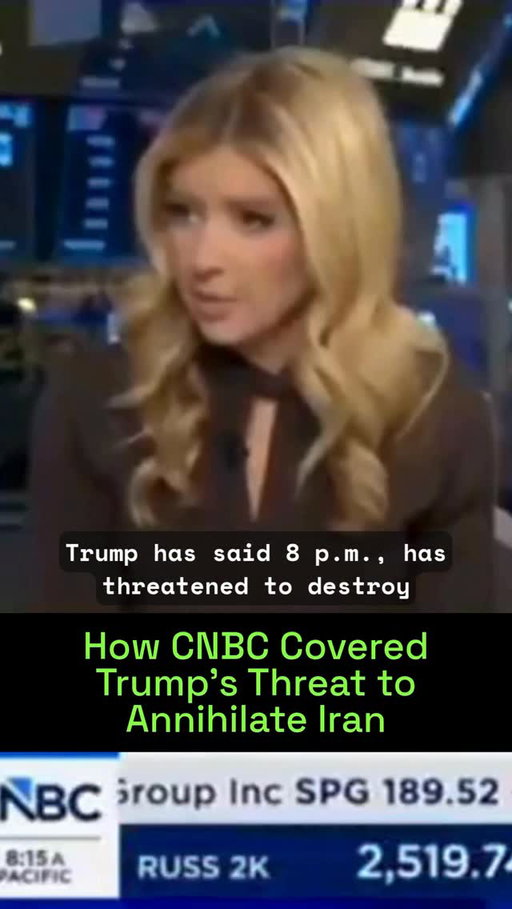 As the world spent Tuesday wondering if Trump’s threats to annihilate Iran by 8 p.m. Eastern Time were true after he posted to Truth Social that “A whole civilization will die tonight”, this CNBC clip that has gone viral.

Close to the deadline on Tuesday, Trump announced a temporary two-week ceasefire between US-Israel and Iran, with reports indicating that Iran and Oman could charge up to a $2 million a ship passing through the Strait of Hormuz. There have been an estimated 2,000 ships trapped in the channel since the end of February.