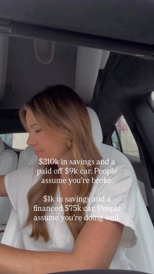 Looking rich and being rich are not the same thing.
 
The goal isn’t to look wealthy, it’s to actually build wealth and be content along the way.