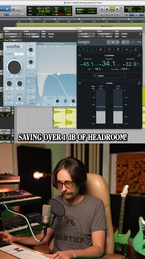 The best way to create more headroom and be able to push your master buss processing further without distorting or sounding squashed. 🔊🫡

#mixingandmastering #audioengineer #musicproduction #mixingengineer