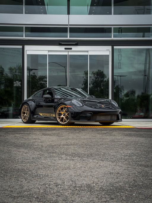 GT3 Touring finished in black with a gold spec, now available at Porsche Sacramento.

Manual, naturally aspirated, and built exactly how it should be.

#porsche #gt3touring