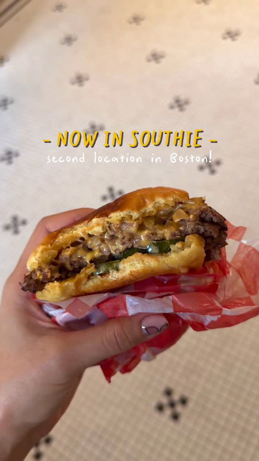 if you can’t make it to their Newbury location, @7thstreetburgernyc is in South Boston starting tomorrow!!!! 🍔🍟

they’re open from 11AM-11PM, with the goal of staying open later (in the works!)

I’ve had it several times in NYC and it truly is WORTH THE HYPE. the burger is incredible juicy and cheesy and the onions and their sauce does wonders….so simple yet so good. the first bite hits every time 

I love when menus are small, so you know they really focus on what they’re selling and it’s exactly this: burgers and fries 

the only decision you have to make is whether or not you want a single or double patty, if you want your fries classic or loaded, and whether or not you want any of it spicy. and honestly, MAKE IT SPICY 🌶️

🪴 plus the have impossible burgers so my vegetarian crew can also visit this spot!! 

📍477 W Broadway, South Boston, MA 02127

#boston #massachusetts #nyc #burgers #bostonfood