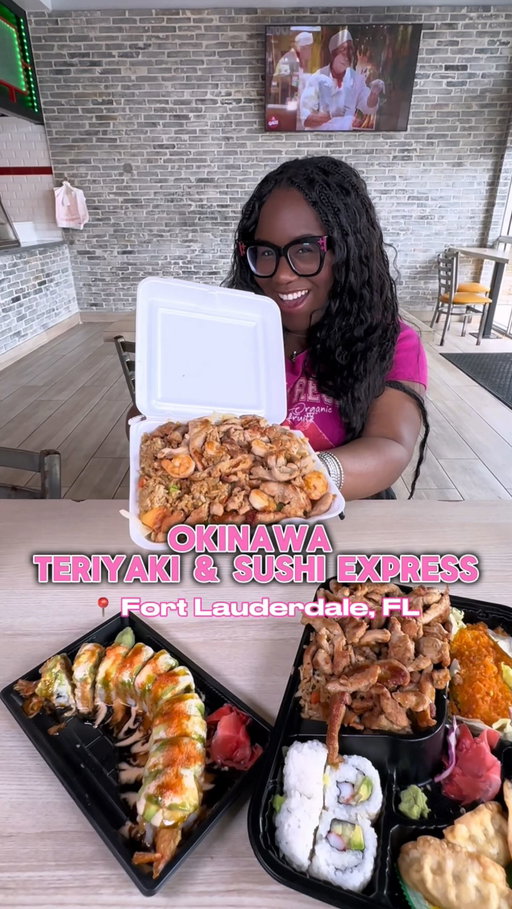 If you’re looking for a spot that’s affordable and actually good… this is your sign 👀🍱 I checked out @okinawateriyakisushi and I’m honestly still confused how everything is priced like this. The portions are BIG, the food is fresh, and you really get a full meal every time.

Definitely adding this to my go-to list when I want something quick, filling, and budget-friendly.

Tag someone you’re going with 👇🏽

📍2600 W Broward Blvd
Unit 102 Fort Lauderdale, FL 33312

#fortlauderdalefood #browardcounty #foodieflorida #asianfood #sushilover