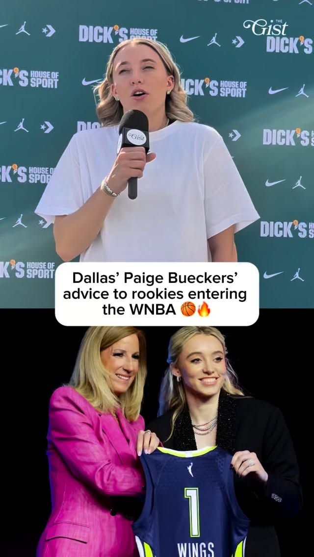 Drop your WNBA draft predictions. 👇👀

Thanks to our pals over at @dickssportinggoods @nikebasketballwe linked up with Dallas Wings’ Paige Bueckers at @dickshouseofsport in Arizona, where Bueckers shared some gems for rookies coming to the W. 🏀🔥

DICK’S Sporting Goods is a place where both future and current stars walk right through the doors, so they teamed up with Nike to launch “The Scouts Are Out” campaign—built around the idea that the best place to scout the game’s top talent is at DICK’S. 💪

This past weekend in Arizona, they hosted an activation that included a panel where the next generation heard from basketball legends Diana Taurasi, Maya Moore, and Paige Bueckers. 🤩 

#womenssports #marchmadness #basketball #paigebueckers
