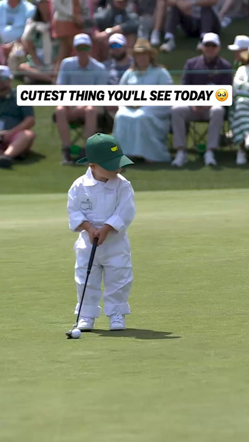 Sepp Straka's son is a natural on the course 🤩