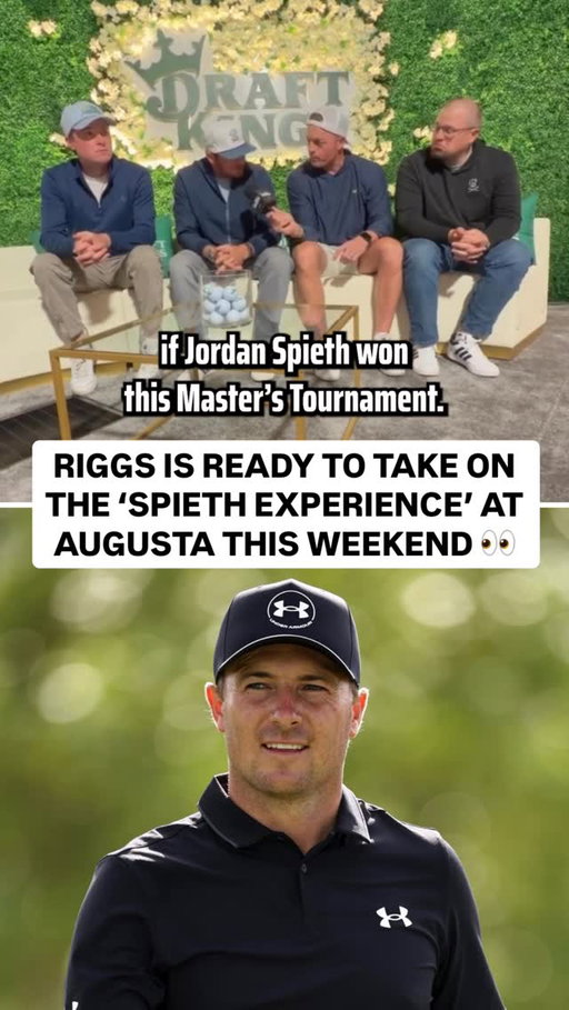 Riggs isn’t afraid of the ‘Jordan Spieth Experience’ this weekend and is ready to see the 2015 champion back on top of the golf world 👏