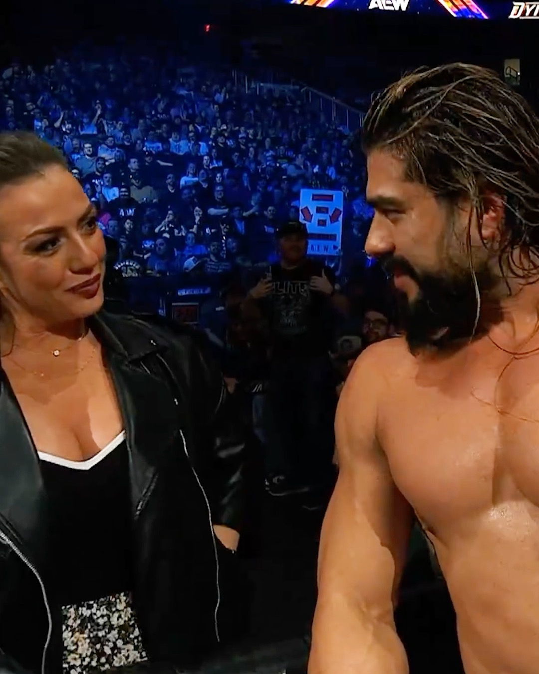 @Andradealmas’s got that natural charm 😏

#AEWDynamite is LIVE NOW on TBS and streaming on HBO MAX!