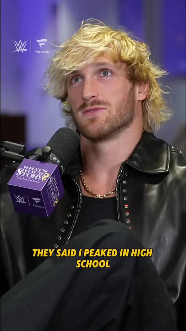 So excited for the new 1/2 of @wwe tag team champions @loganpaul episode to drop tomorrow morning! #whatsyourstory @fanatics @elyseashleigh