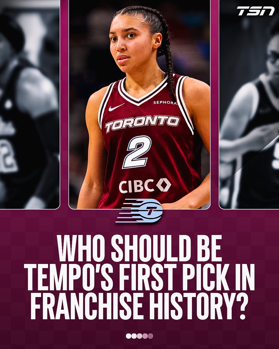 The 2026 WNBA Draft is just days away. Who should the Toronto Tempo select with their first draft pick in franchise history? 👀