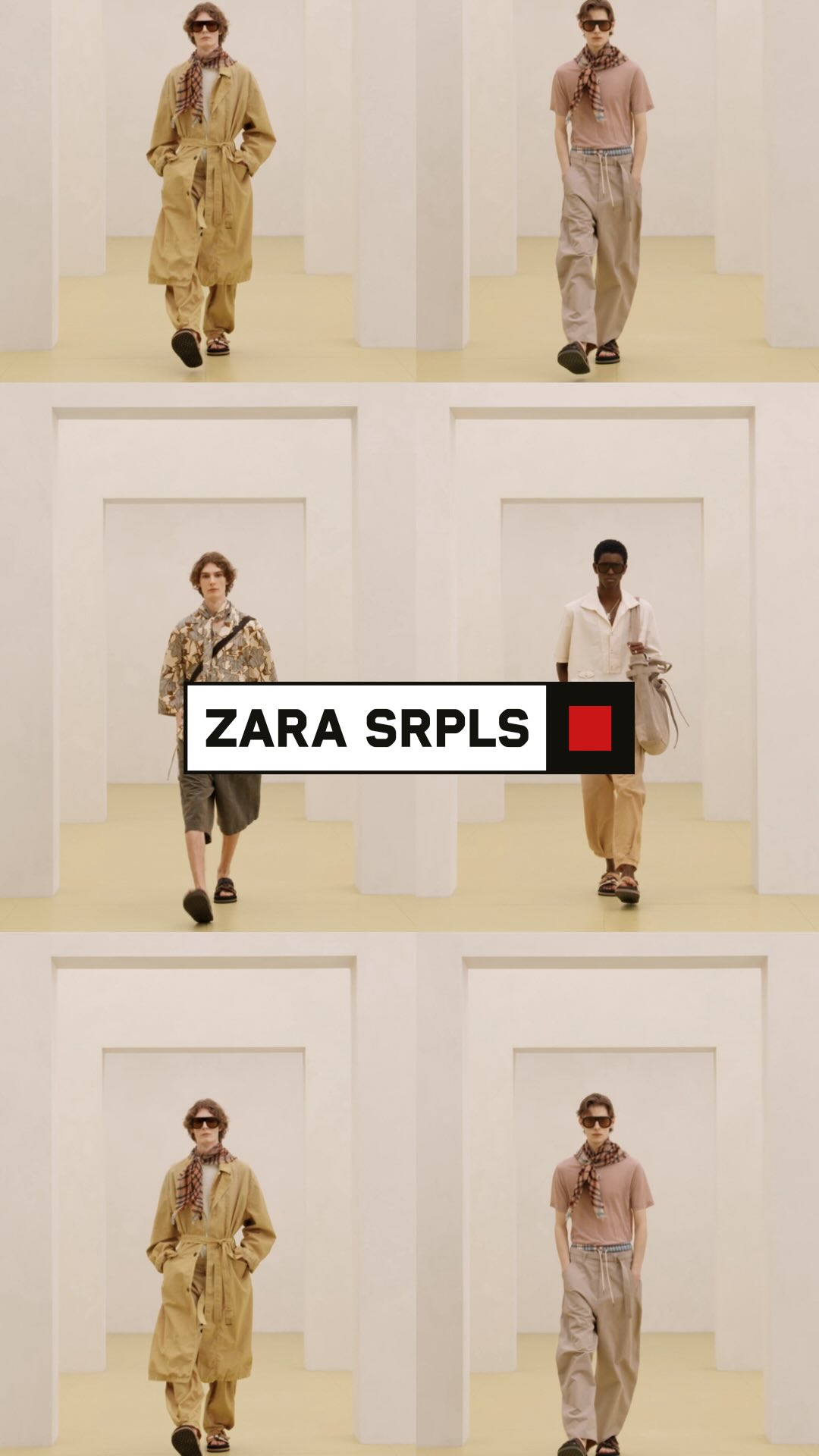 ZARA SRPLS – CLLCTN 16 / DROP I 

In menswear, the emphasis is on fabric, detail and surface. Shirts, trousers and lightweight outer layers are refined through washed finishes, texture and check. Silhouettes remain familiar but are precisely adjusted, with trousers shaping proportion through cut and detail, and fabrication carrying variation through wash, texture and pattern. Shirts and lightweight layers introduce further nuance without disrupting the overall balance. The wardrobe extends through refinement: pieces that feel known, but register differently in wear.

Creative Director: Karl Templer #karltempler
Photographer: Craig McDean @craigmcdeanstudio
Video: Ned Rogers @nedrogers 
Styling: Karl Templer #karltempler
Make up: Mark Carrasquillo @markcarrasquillo
Hair: Lukas Tralmer @lukastralmer
Set Designer: Gainsbury&Whiting #gainsburyandwhiting
Casting Director: Piergiorgio @piergiorgio @dmcasting
Production: Gainsbury&Whiting 

#zara #zarasrpls