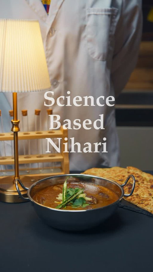 Nihari made with Science 👨‍🔬
.
Nihari is a dish I tried five years ago and I fell in love but today we are making it with the help of science. 
.
Full recipe on my Substack! 
https://dumpedlingss.substack.com/p/science-based-nihari
(Or Comment “Recipe” to be sent a direct link <3) 
.
The objective to this recipe was the following:
TARGET TEXTURE — silky, lip-coating broth
* Bone-in shank, cross-cut into 5–6cm rounds The bone exposure maximises collagen and marrow release — both essential for gelatin body in the broth.
* Separate marrow bones Marrow stirred in at the end emulsifies the broth. This is what gives nihari its lacquered, glossy appearance rather than a greasy surface.
* 5–6 hours at 82–88°C — not a rolling boil Collagen converts to gelatin slowly. High heat toughens the meat and breaks the emulsion into a greasy, cloudy broth.

TARGET FLAVOUR — deep, unified, no sharp edges
* Whole spices, toasted and freshly ground Toasting creates new flavour compounds that don’t exist in raw spices. Pre-ground has already lost most of its volatile aromatics.
* Spices bloomed in ghee, not added to water Aromatic compounds in spices are fat-soluble. Ghee is the solvent — without it you extract a fraction of the flavour potential.
* Onions cooked to copper, not gold The Maillard reaction needs to fully complete. Gold onions mean it barely started — the gravy will taste thin regardless of how many spices you add.
* Overnight rest in the fridge Spice compounds continue migrating and equilibrating for hours. Sharp individual notes round out. Day-two nihari is a noticeably different dish.

TARGET CONSISTENCY — gravy that coats and clings
* Atta flour slurry, not cornflour Atta gives a softer, more integrated thickness
* Slurry simmered 20 minutes after adding Raw starch has a chalky, floury taste that only disappears once fully cooked out
* Season only at the end The liquid reduces significantly across 6 hours, concentrating salt

TARGET CONTRAST — garnishes are not decoration
* Fresh ginger, coriander, green chilli, and lemon ready to serve Nihari is intensely rich — it needs contrast to stay enjoyable
.
#curry #nihari #pakistani #indian #sciencebased