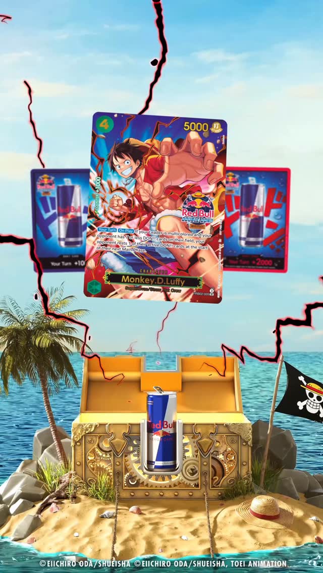All hands on deck, ONE PIECE CARD GAME fans! 🏴‍☠️

These are the exclusive cards for the Red Bull Double Don!! Finals tournament. Who will triumph?

#redbull #gaming #givesyouwiiings